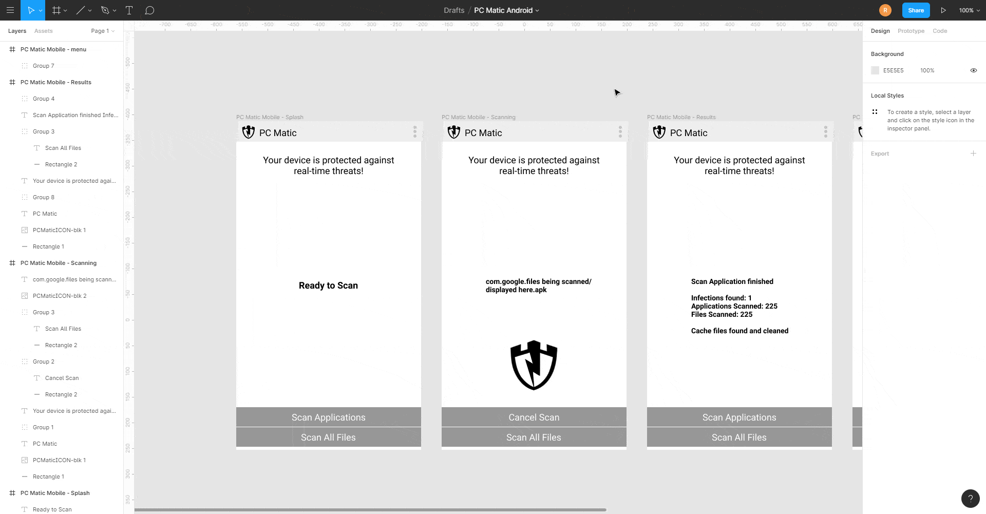 Figma Wireframes